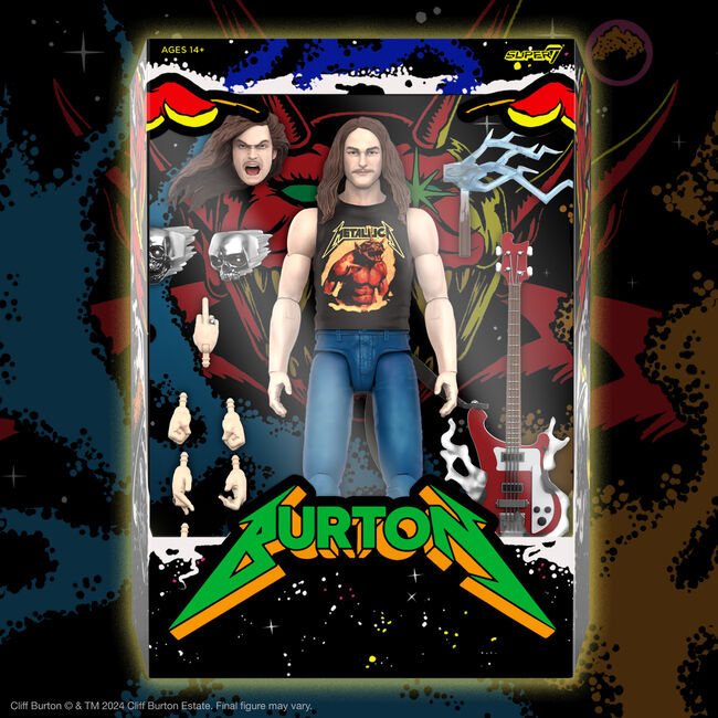 Cliff Burton Ultimates! Action Figure (Superhero Poster), , hi-res